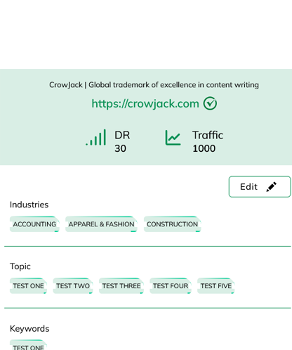 An image showing the consolidated information of Lazybacklinker based on Domain Rating and Traffic.