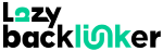 An image of LazyBacklinker's Logo directing toward the homepage.