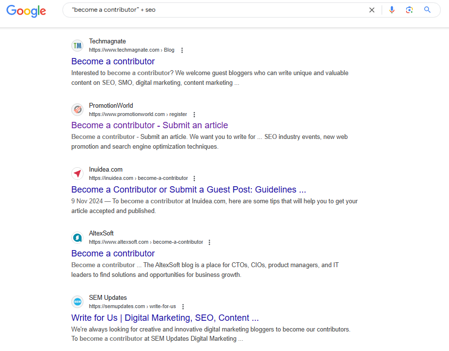 Become a Contributor